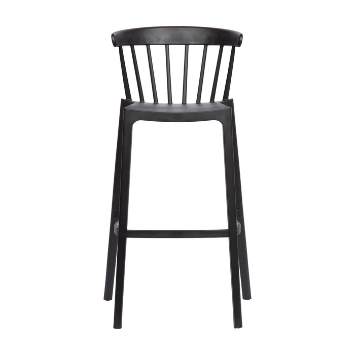 Woood Bliss Barkruk - Zwart