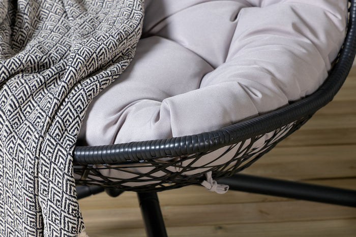 Rebellenclub Cobe Hangstoel - Zwart