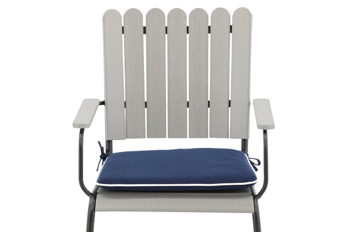 Rebellenclub Ellix Tuinstoelkussen - Blauw