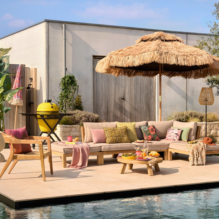 Malagoon Misty Pink Solid Plaid 125 x 150 cm