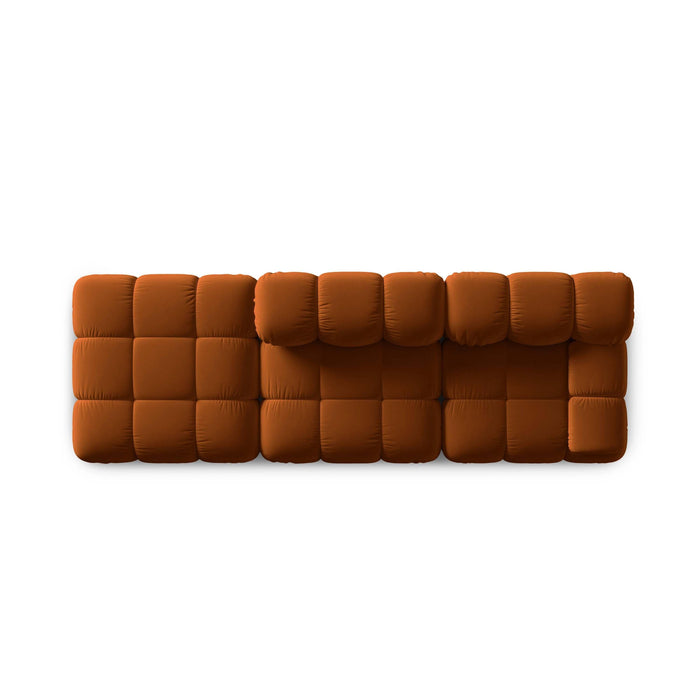 Milo Casa Tropea Modulaire 2-zitsbank Links Open met Hocker - Terracotta