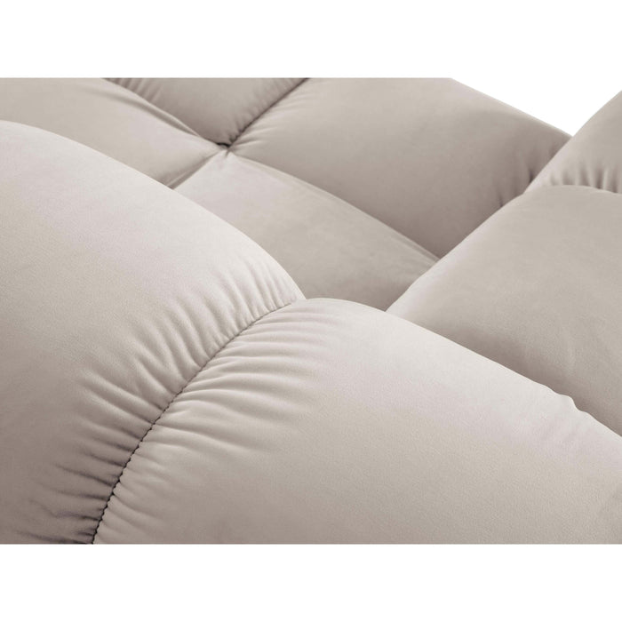 Milo Casa Tropea Modulaire 2-zitsbank Rechts Open met Hocker - Lichtbeige