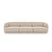 Micadoni Miley 3-zitsbank - Chenille - Kiezelgrijs