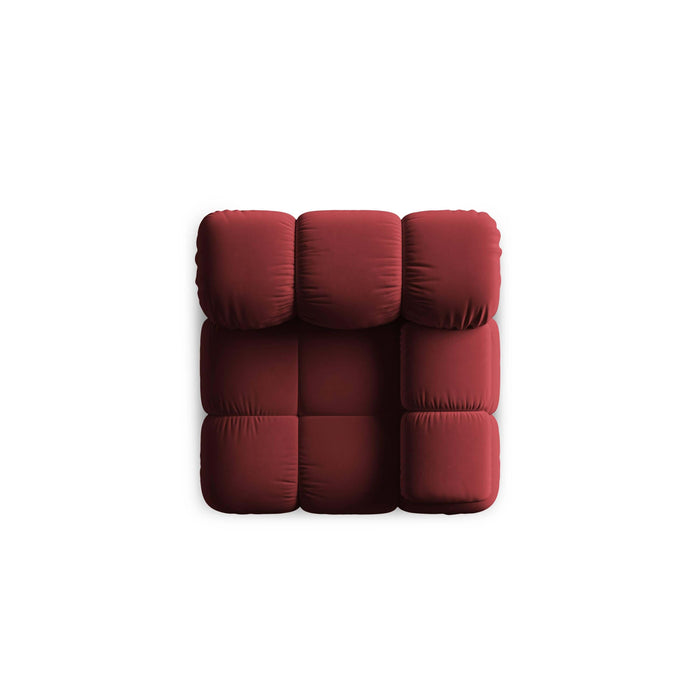 Milo Casa Tropea Modulair Bank Element - Hoek Rechts - Bordeauxrood