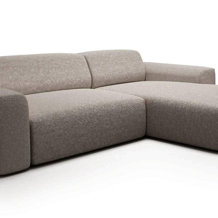 NADUVI Collection Nina Hoekbank Rechts - Bouclé - Beige