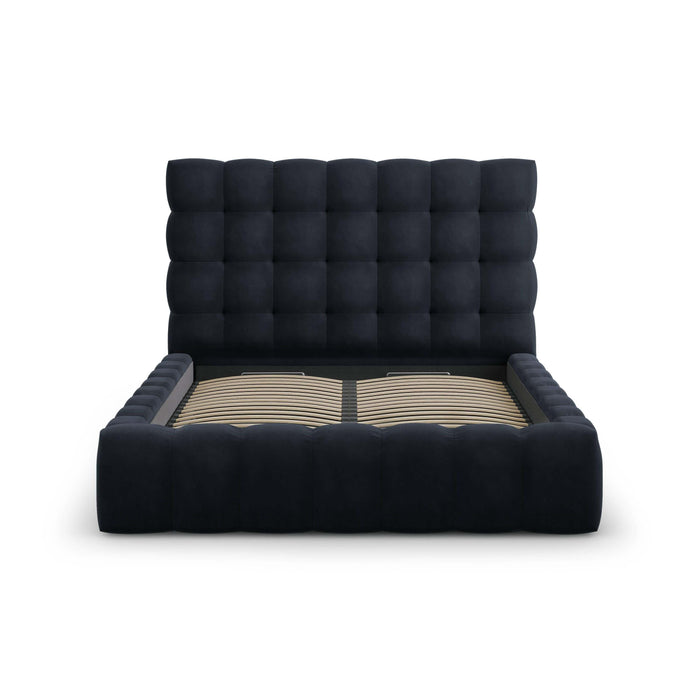 Cosmopolitan Design Bali Bedframe met Opbergruimte - 160 x 200 cm - Donkerblauw