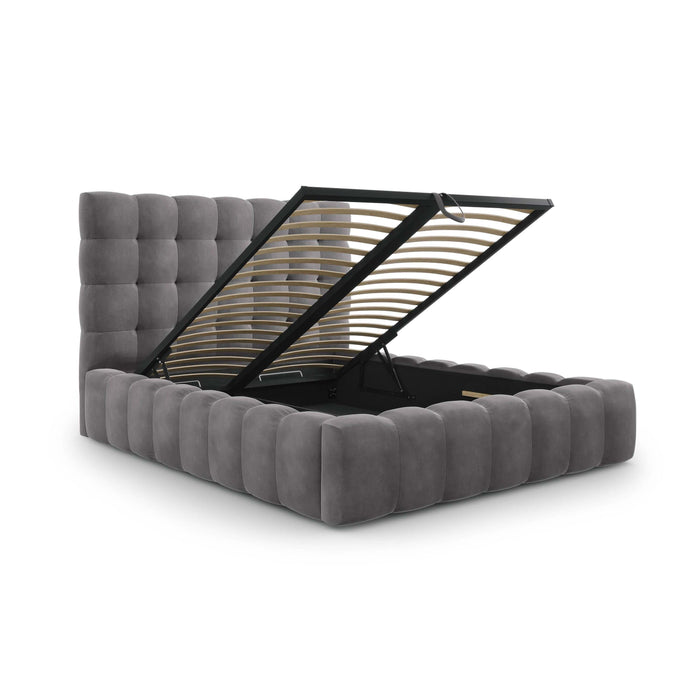 Cosmopolitan Design Bali Bedframe met Opbergruimte - 160 x 200 cm - Grijs