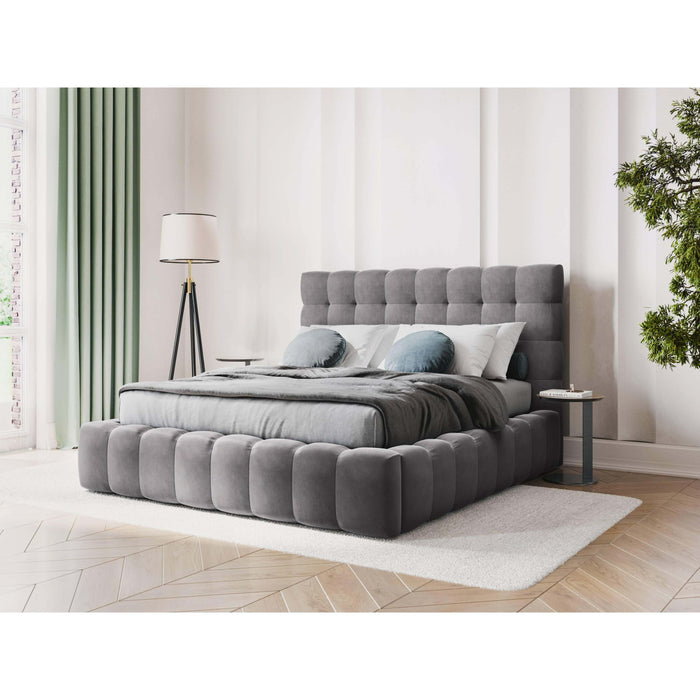 Cosmopolitan Design Bali Bedframe met Opbergruimte - 160 x 200 cm - Grijs
