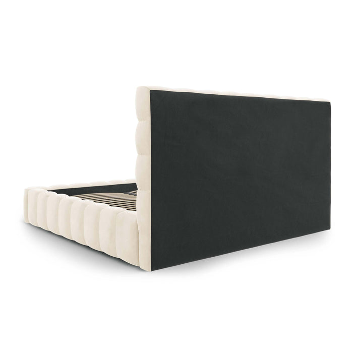 Cosmopolitan Design Bali Bedframe met Opbergruimte - 200 x 200 cm - Crème