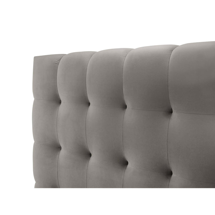 Cosmopolitan Design Bali Bedframe met Opbergruimte - 200 x 200 cm - Lichtgrijs