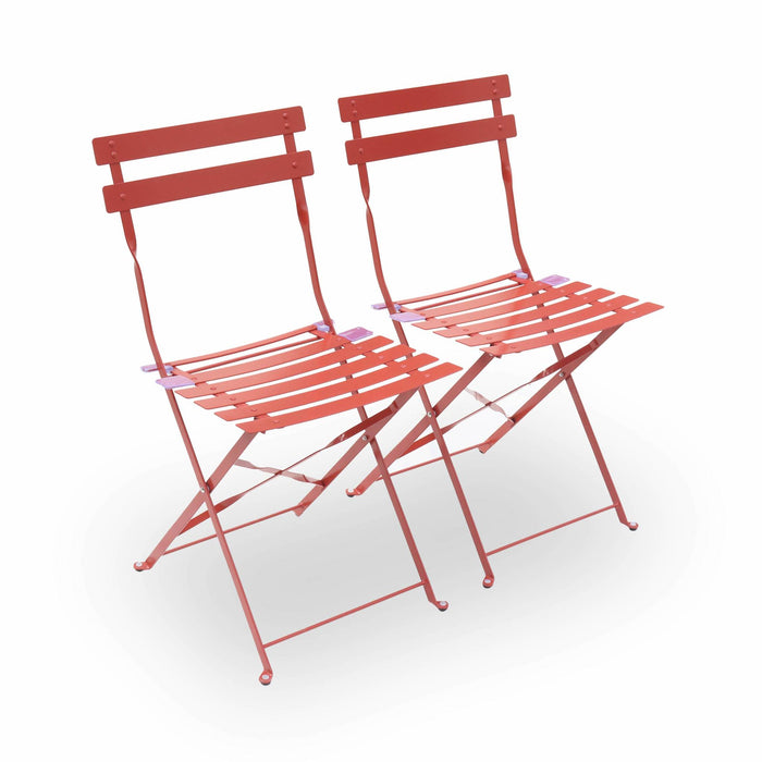 sweeek - Vierkante bistroset 2 stoelen