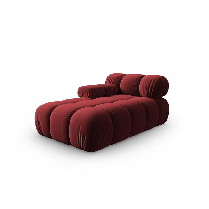 Milo Casa Tropea Modulair Bank Element - Chaise Longue Links - Bordeauxrood