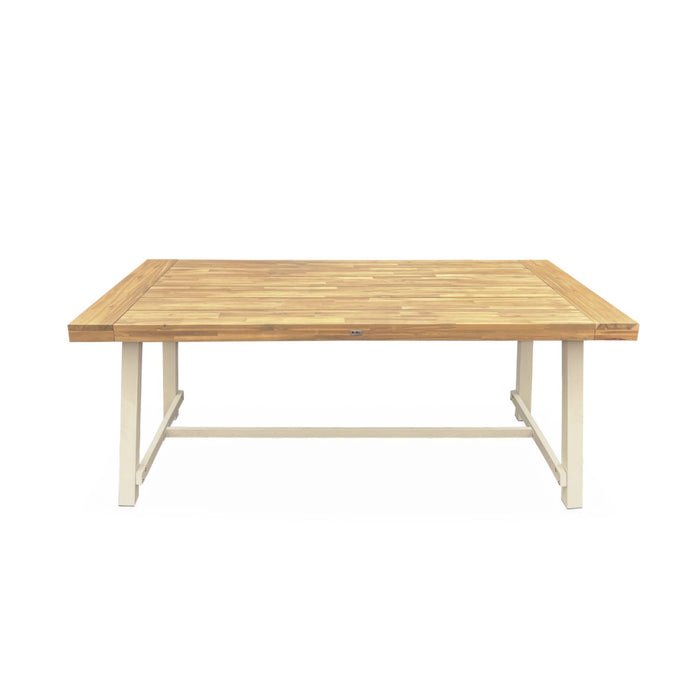 sweeek - Tafel van hout en metaal, 190cm, 6-8 zitplaatsen