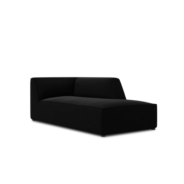 Windsor & Co Sao Chaise Longue Rechts - Velvet - Zwart