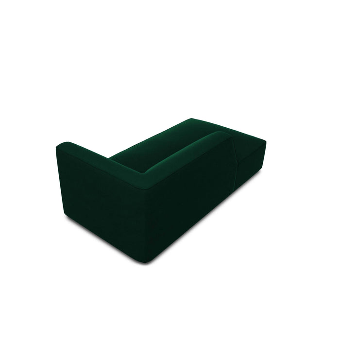 Windsor & Co Sao Chaise Longue Links - Velvet - Flessengroen