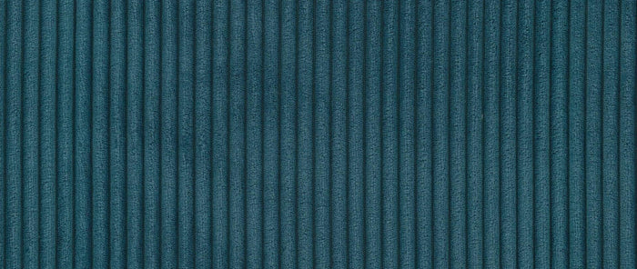 NADUVI Collection Nina Big Hoekbank Rechts - Ribstof - Turquoise