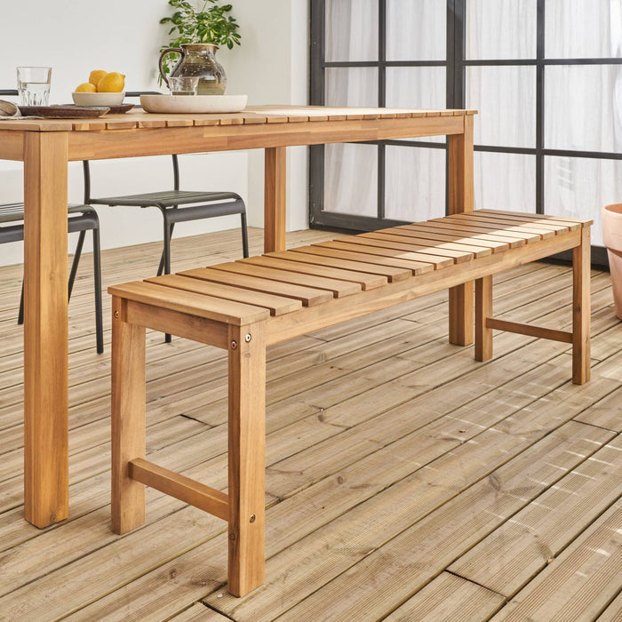 sweeek - Tuinbank, B 140 x D 35 x H 45cm