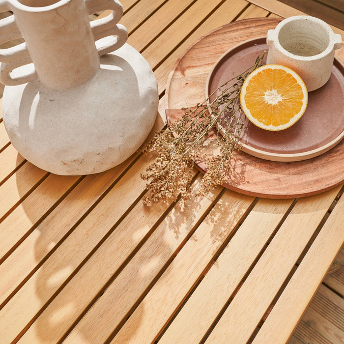 sweeek - 4-zits tuinset van hout en touw