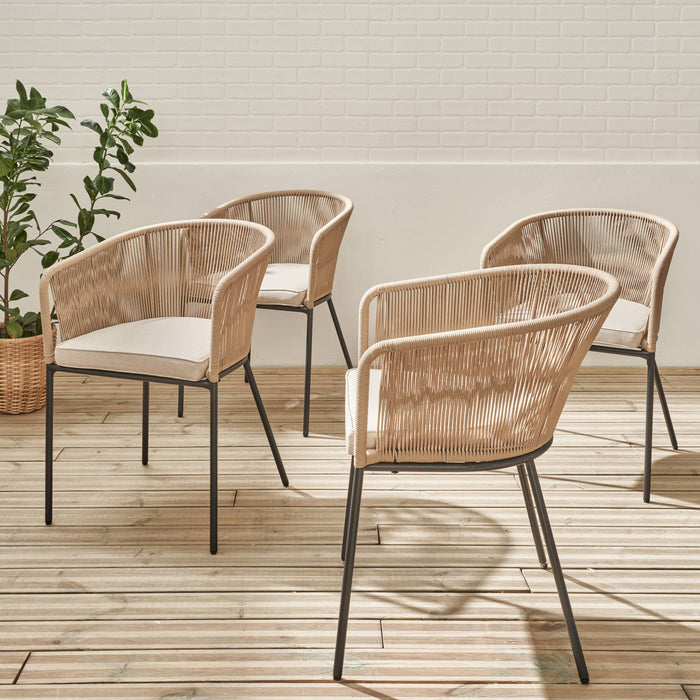 sweeek - Tuinstoelen, set van 4