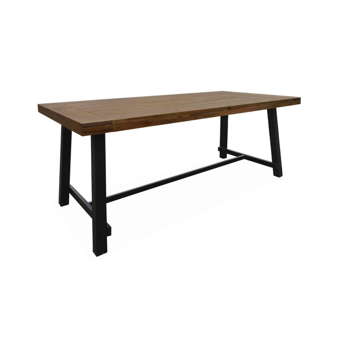 sweeek - Tafel van hout en metaal, 190cm, 6-8 zitplaatsen