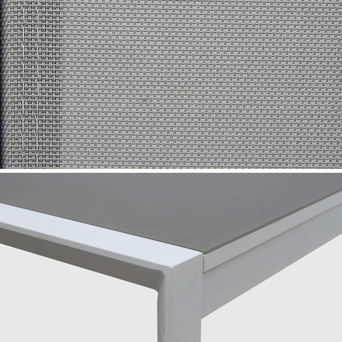 sweeek - Uitschuifbare aluminium tuinset