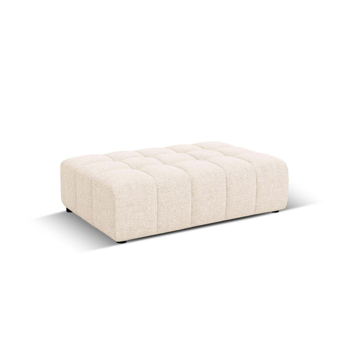 Cosmopolitan Design Chicago Hoekbank met Chaise Longue Rechts - Links Open - Chenille - Crème