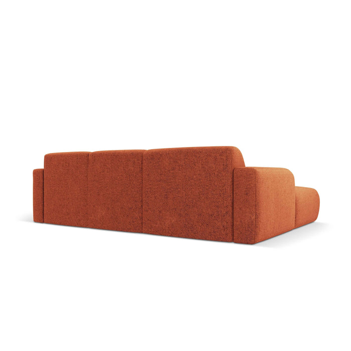 Windsor & Co Lola Hoekbank met Chaise Longue Links - Chenille - Terracotta