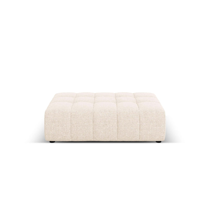 Cosmopolitan Design Chicago Hoekbank met Chaise Longue Links - Rechts Open - Chenille - Crème
