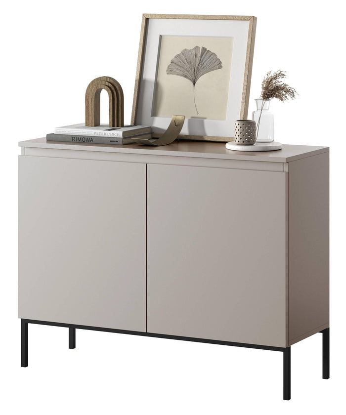 NADUVI Collection Kate Dressoir - B 100 cm - Beige / Zwart