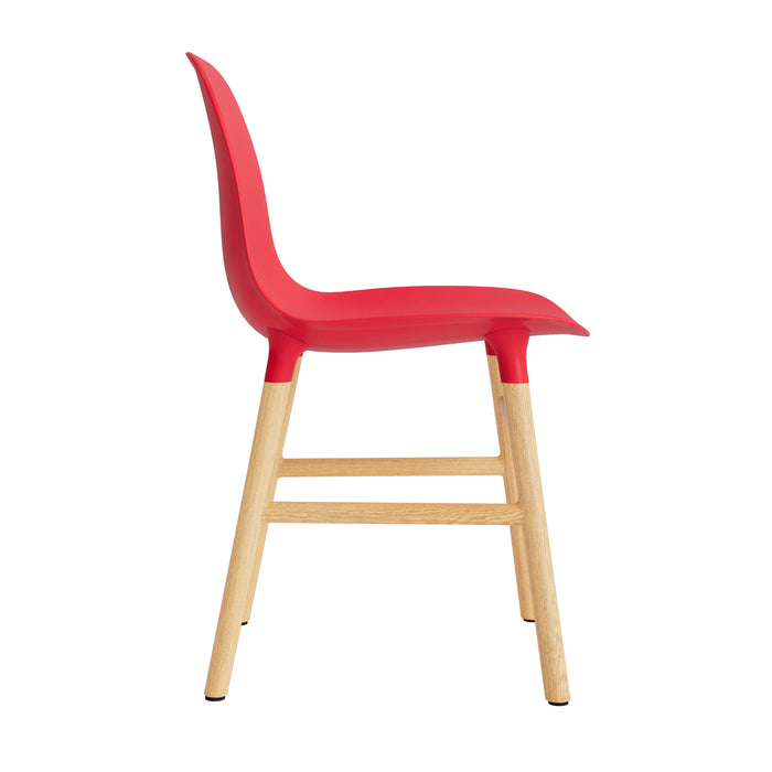 Normann Copenhagen Form Stoel - Eiken - Bright Red