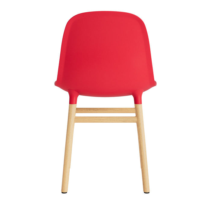 Normann Copenhagen Form Stoel - Eiken - Bright Red