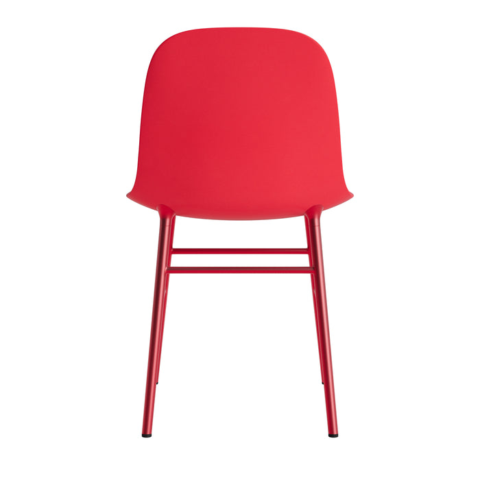 Normann Copenhagen Form Stoel - Staal - Bright Red