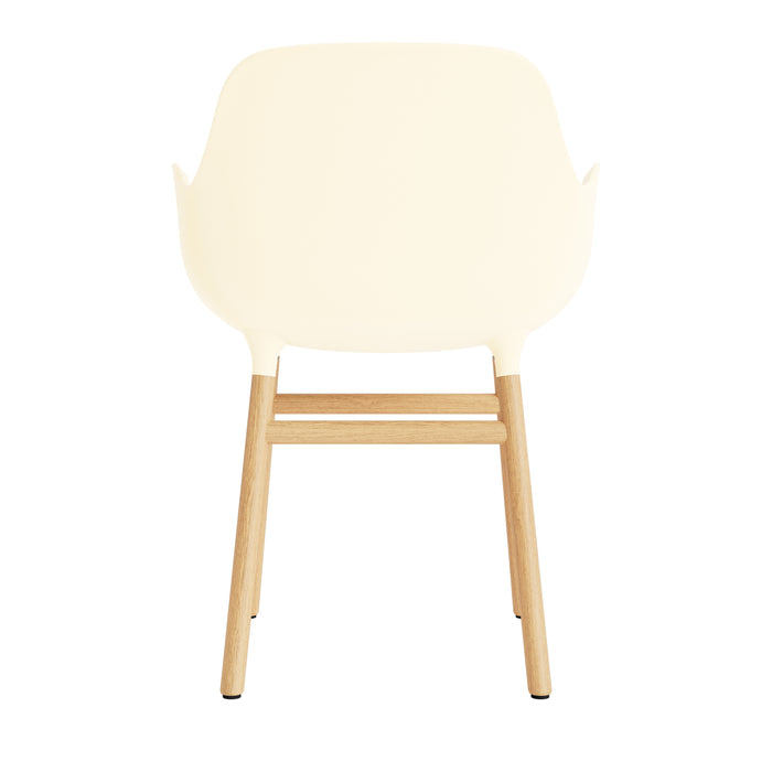 Normann Copenhagen Form Stoel met Armleuning - Eiken - Crème