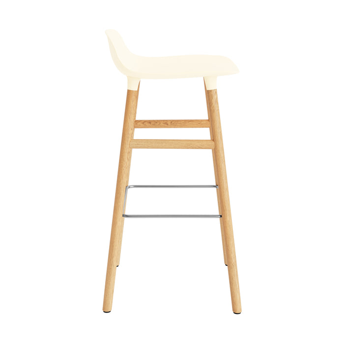 Normann Copenhagen Form Barkruk Low 75 cm - Eiken - Crème