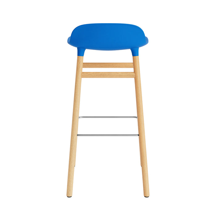 Normann Copenhagen Form Barkruk Low 75 cm - Eiken - Bright Blue
