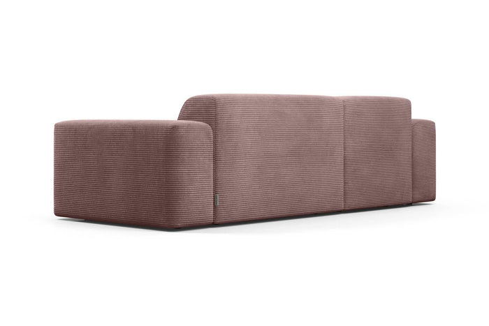 NADUVI Collection Nina Hoekbank Links - Ribstof - Lila