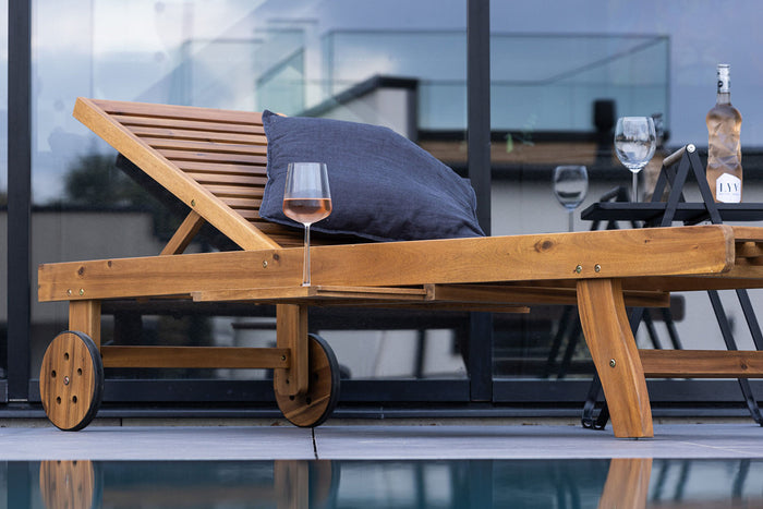 Rebellenclub Solario Tuin Ligbed - Naturel Hout