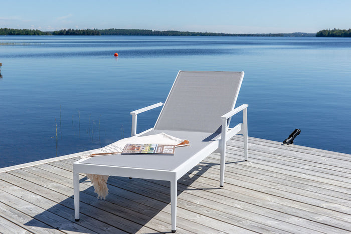 Rebellenclub Solis Tuin Ligbed - Set van 2 - Wit