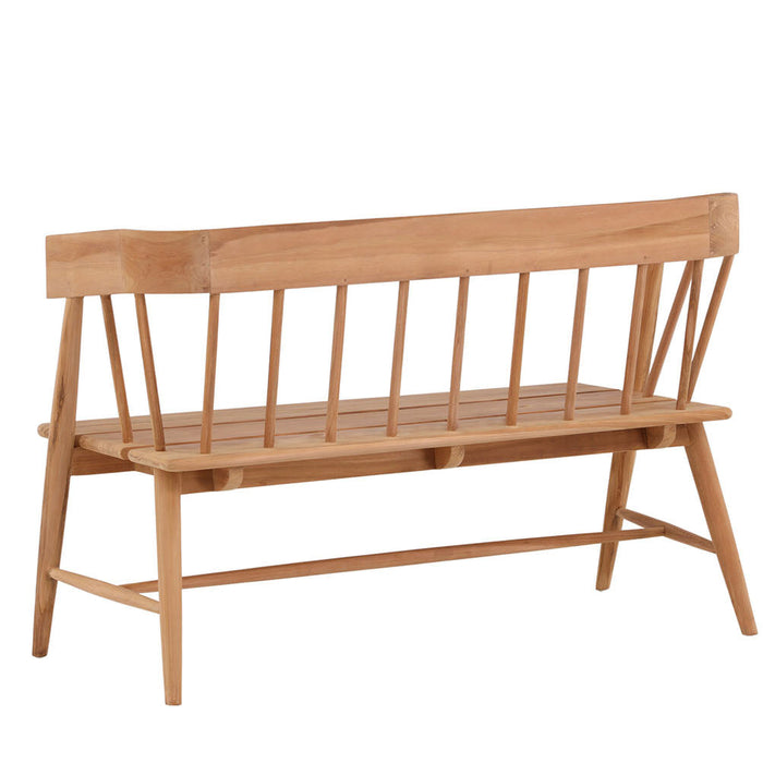 Rebellenclub Reed Tuinbankje - 122 x 58cm - Naturel Hout