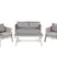 Rebellenclub Amary Loungeset - Wit