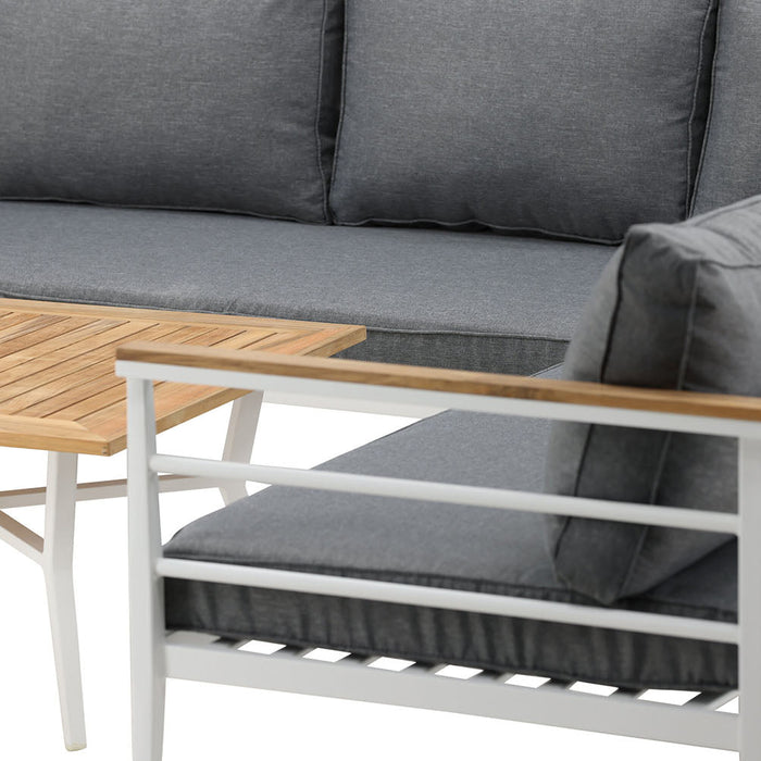 Rebellenclub Tonga Hoekloungeset - Wit