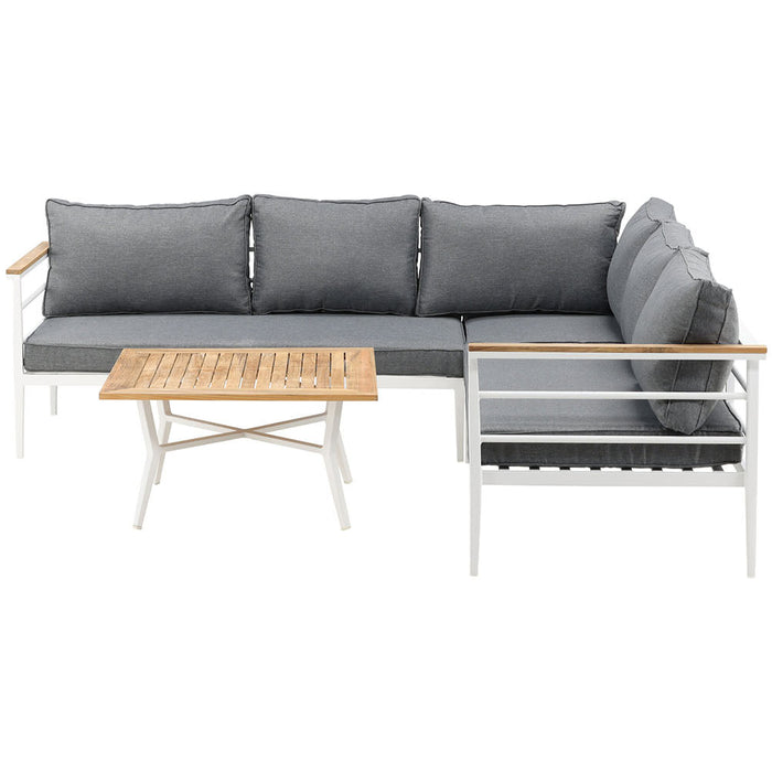 Rebellenclub Tonga Hoekloungeset - Wit