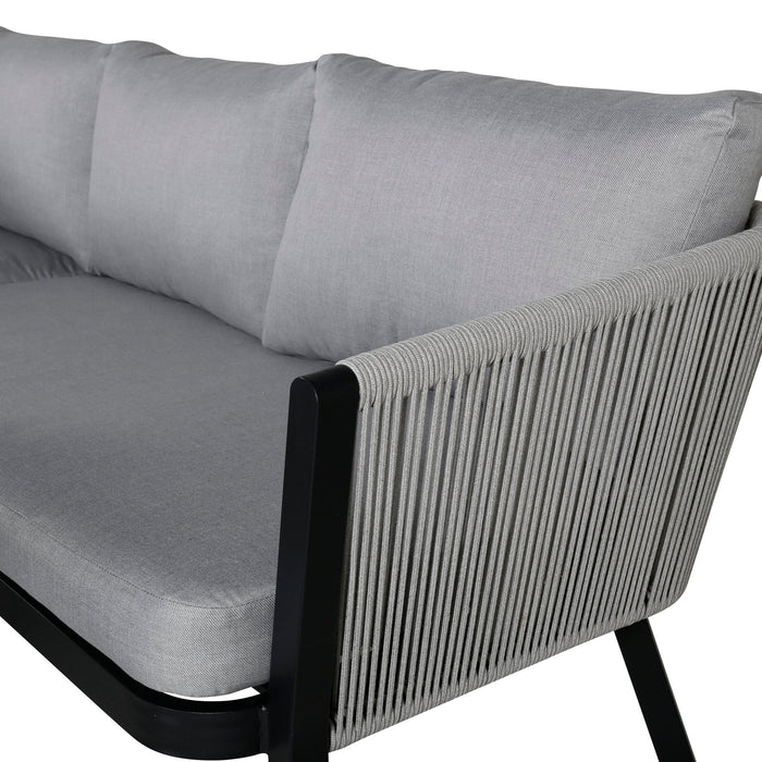 Rebellenclub Amary Hoekloungeset - Zwart