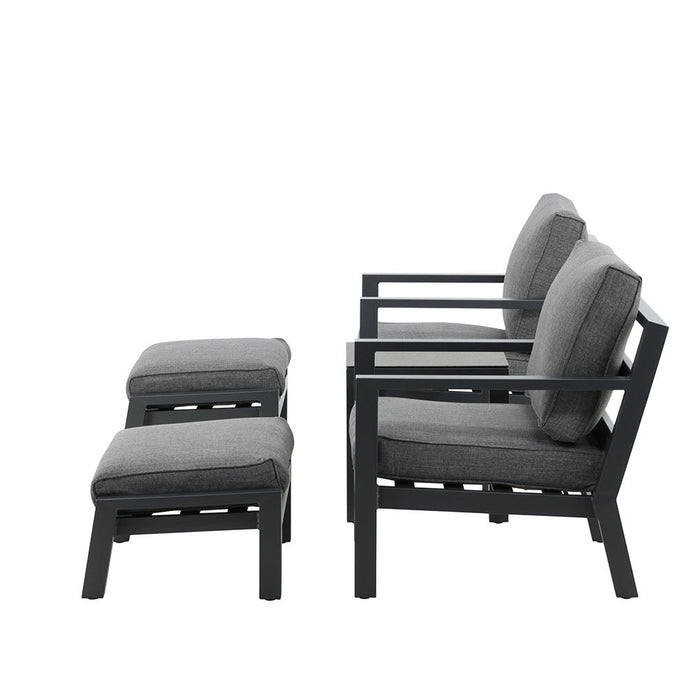 Rebellenclub Lilium Loungeset - Zwart