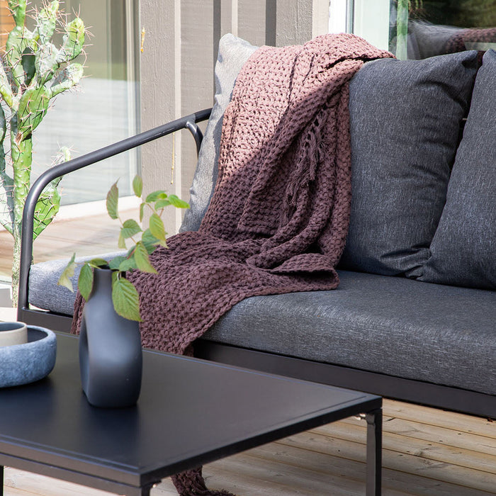 Rebellenclub Flow Hoekloungeset - Zwart