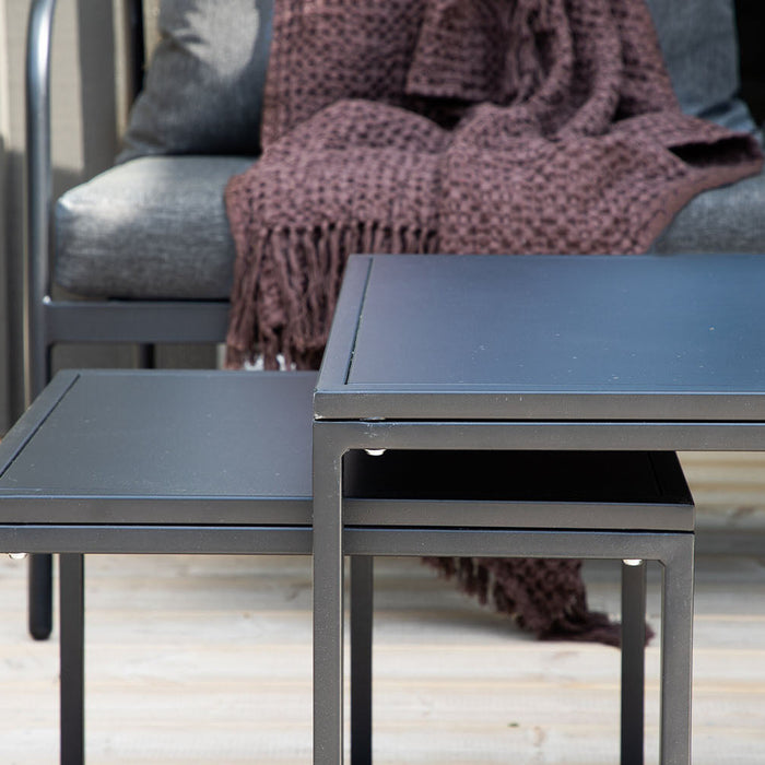 Rebellenclub Flow Hoekloungeset - Zwart