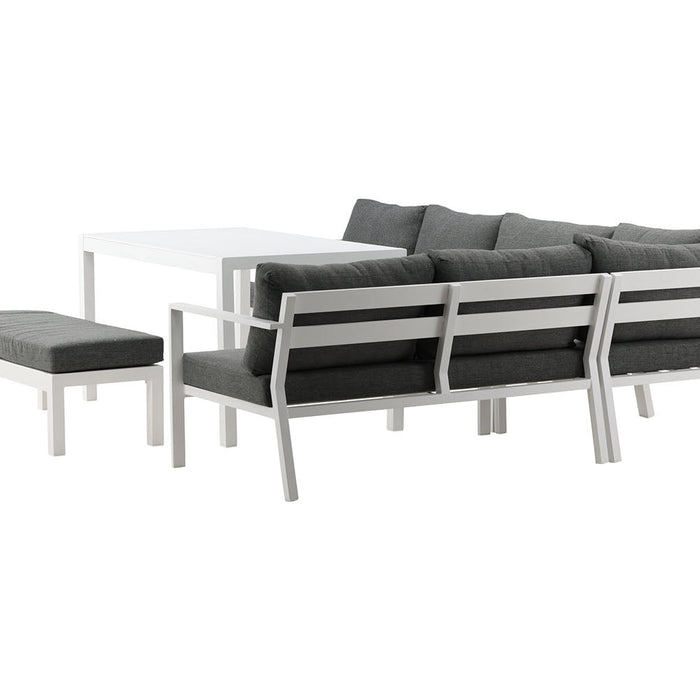 Rebellenclub Dalia Hoekloungeset - Wit