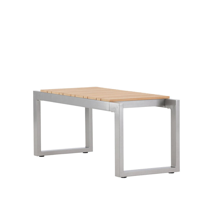 Rebellenclub Eski Tuinbankje - 100 x 38cm - Grijs