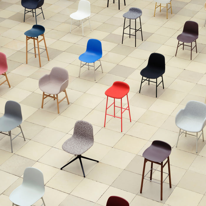 Normann Copenhagen Form Stoel - Eiken - Bright Red