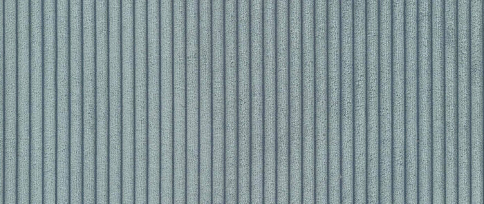 NADUVI Collection Nina U-bank Links - Ribstof - Grijsblauw